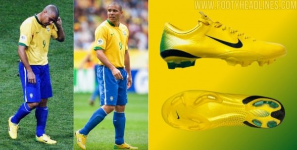 经典重现！外媒：耐克将复刻大罗2006年寰球杯战靴，11月中旬发售